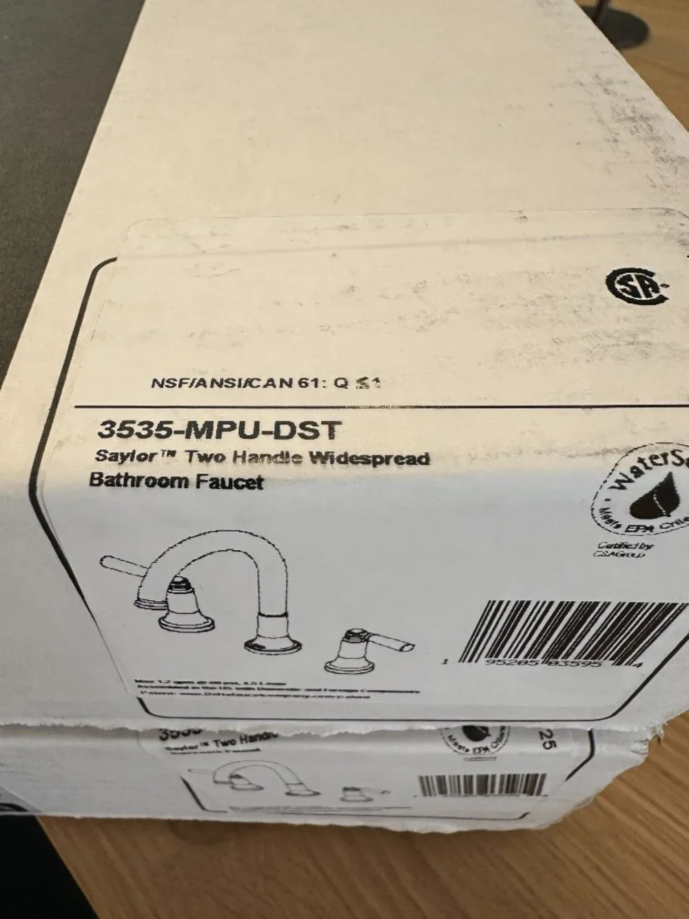 Delta Saylor Two Handle Widespread Bathroom Faucet in Chrome